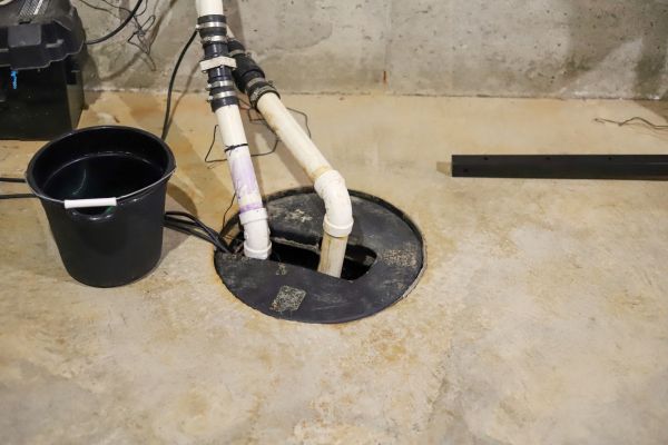 Basement Drainage Installation in West Bend