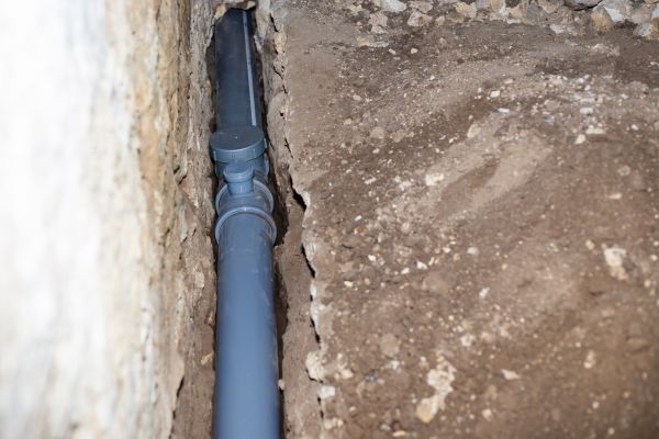 Drain Line Installation in West Bend