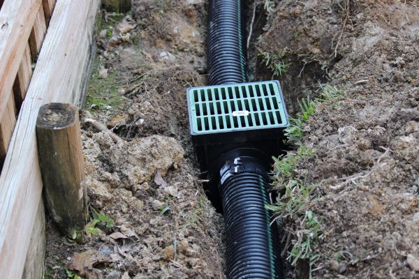 Cost of Curtain Drain Construction in West Bend