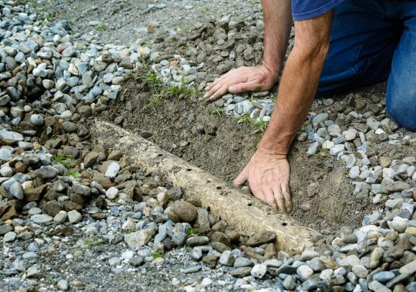 French Ditch Installation in West Bend