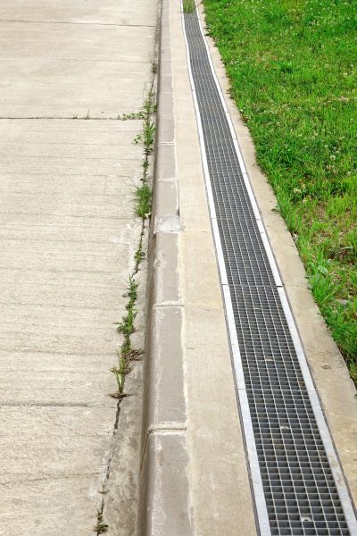 Concrete Drain Installation in West Bend